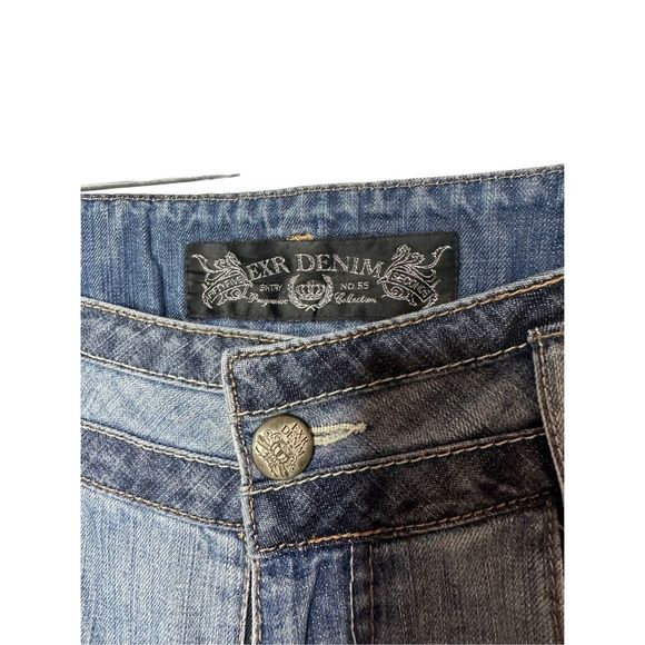 EXR Collection Progressive Rare Blue Jeans Size Korea 70 US 10 Women's - Picture 4 of 8